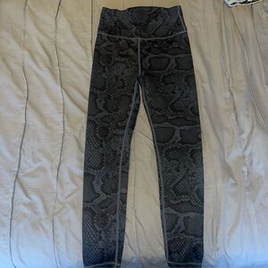 Blue Snake Pattern Allfenix Leggings